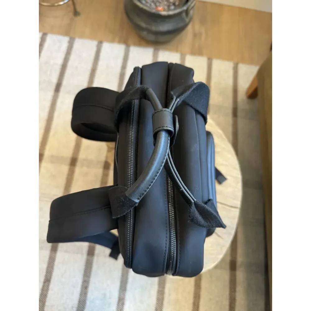 Monos Metro Backpack Black Laptop Nylon Travel Minimal Water Resistant